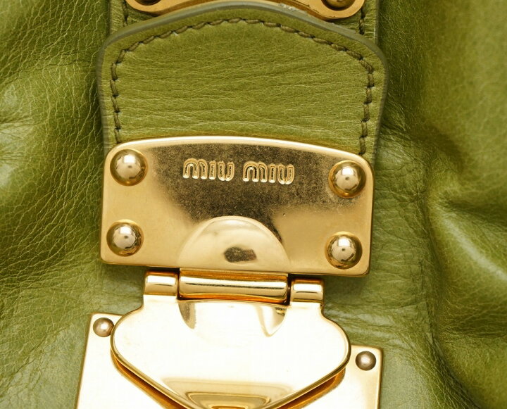 楽天市場】【バッグ】Miu Miu ミュウ ミュウ ハンドバッグ 2WAY 