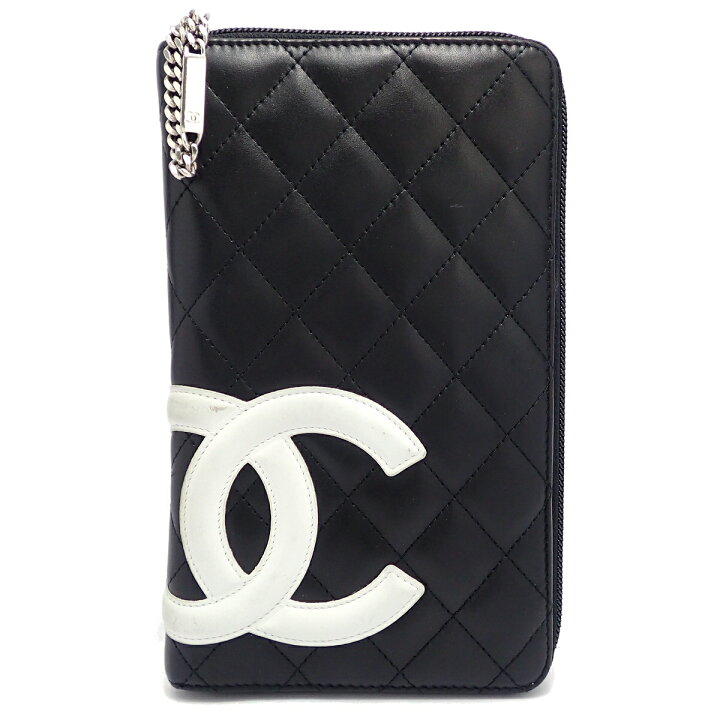 楽天市場】【財布】CHANEL シャネル カンボンライン ラウンド  