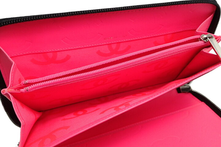 楽天市場】【財布】CHANEL シャネル カンボンライン ラウンド  