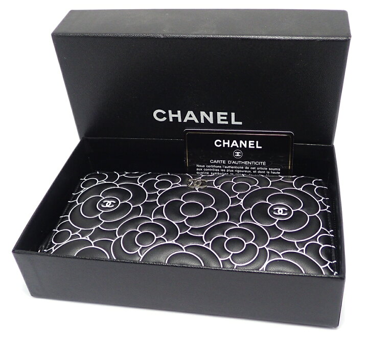 楽天市場】【未使用品】【財布】CHANEL シャネル カメリア ココマーク  