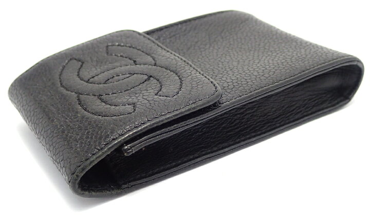 楽天市場】CHANEL シャネル キャビアスキン ココマーク キーリング付  