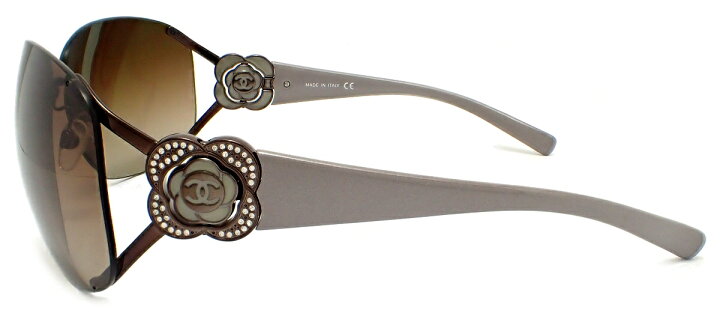 楽天市場】CHANEL シャネル カメリア サングラス ココマーク ブラウン  
