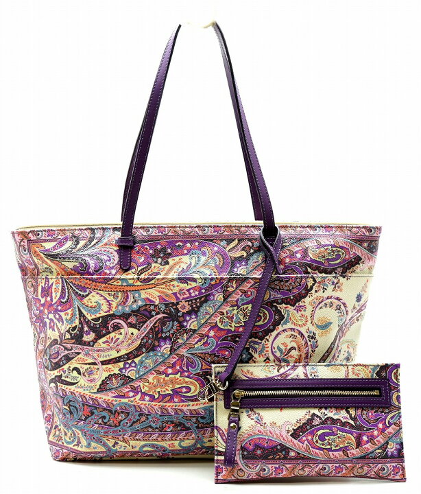 楽天市場】【未使用品】【バッグ】ETRO エトロ ペイズリー柄 トート 