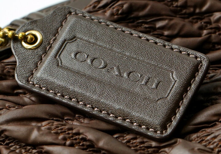 楽天市場】【バッグ】COACH コーチ マディソン キルテッド シェブロン 