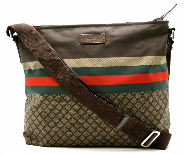 楽天市場】【バッグ】GUCCI グッチ ディアマンテ ナイロン レザー  