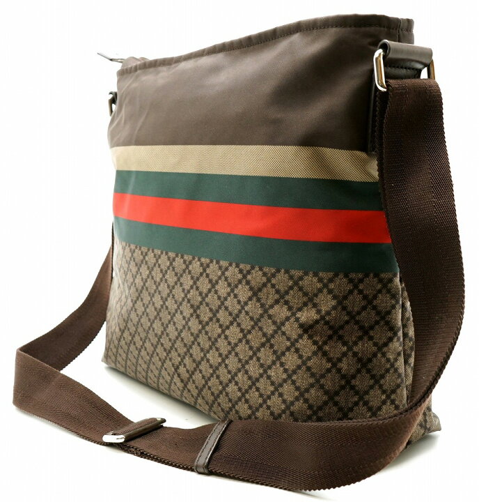 楽天市場】【バッグ】GUCCI グッチ ディアマンテ ナイロン レザー  