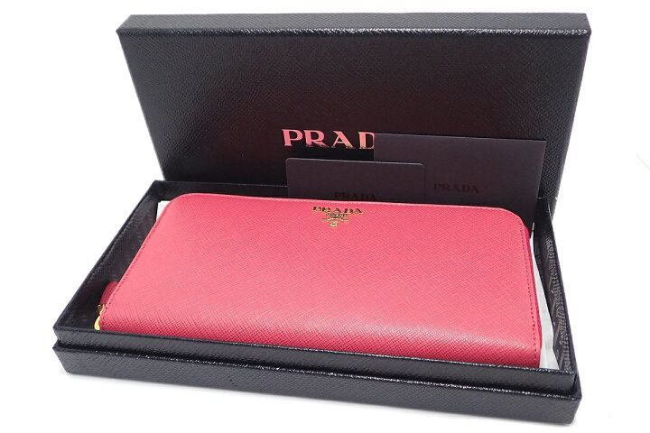 楽天市場】【未使用品】【財布】PRADA プラダ レザー ラウンド 