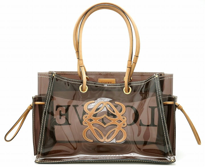 楽天市場】【バッグ】LOEWE ロエベ アナグラム ビニール トートバッグ 