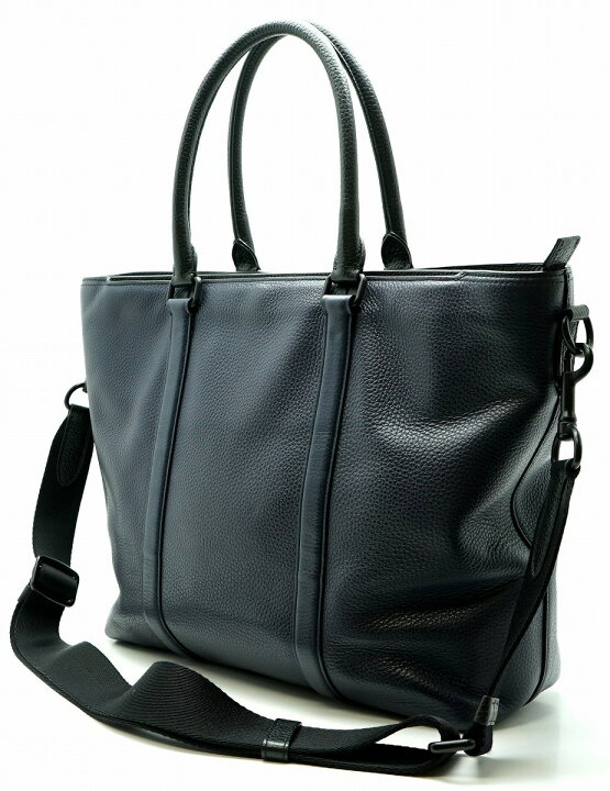 楽天市場 バッグ Coach コーチ ペブルド レザー メトロポリタン トート ハンドバッグ 2way ショルダーバッグ ショルダートート メンズ レザー ネイビー 紺 中古 U Blumin 森田質店 質屋出店 Blumin 楽天市場店
