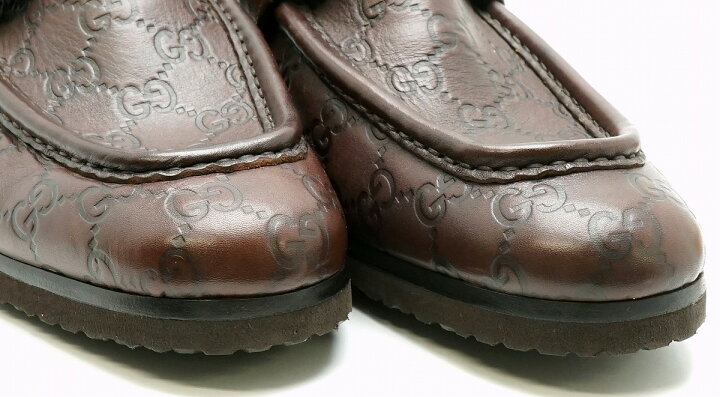 楽天市場】【未使用品】【靴】GUCCI グッチ グッチシマ ローファー 
