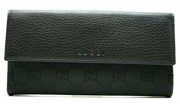楽天市場】【未使用品】【財布】GUCCI グッチ GGナイロン レザー 2つ折 