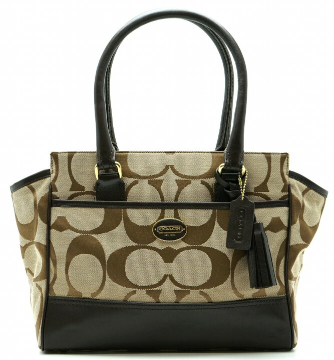 楽天市場】【バッグ】COACH コーチ シグネチャー トートバッグ  