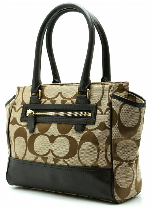 楽天市場】【バッグ】COACH コーチ シグネチャー トートバッグ  