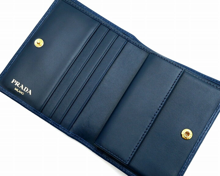 楽天市場】【新品未使用品】【財布】PRADA プラダ 2つ折 財布 VITELLO 