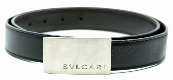 楽天市場】BVLGARI ブルガリ メンズ ベルト レザー ブラック 黒  