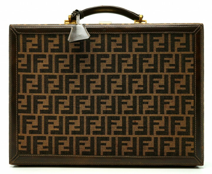 楽天市場】【バッグ】FENDI フェンディ ズッカ柄 ジュエリーケース 