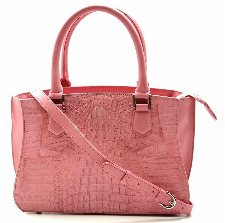 楽天市場】【新品未使用品】【バッグ】 カイマン ワニ革 ハンドバッグ  