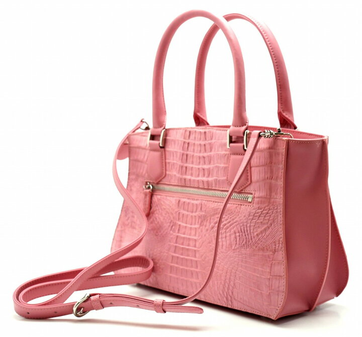 楽天市場】【新品未使用品】【バッグ】 カイマン ワニ革 ハンドバッグ  