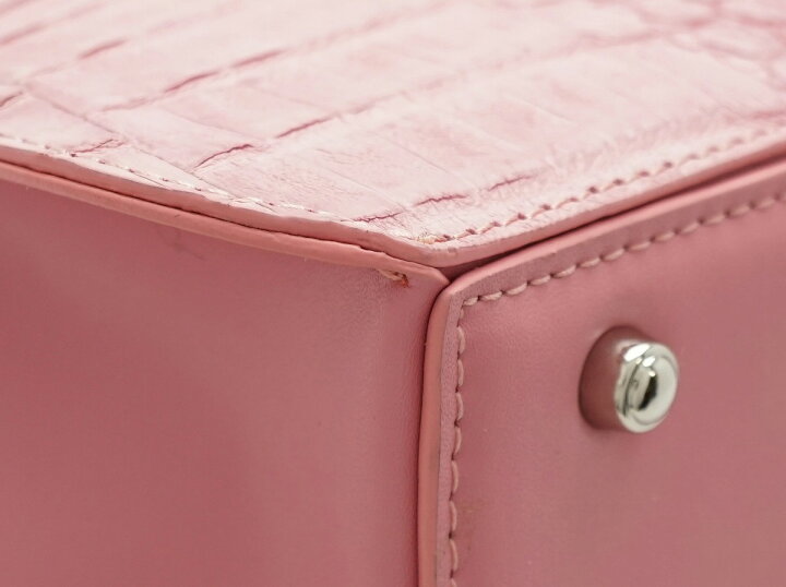 楽天市場】【新品未使用品】【バッグ】 カイマン ワニ革 ハンドバッグ  