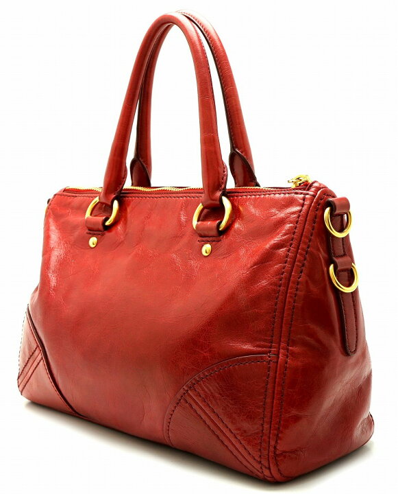 楽天市場】【バッグ】PRADA プラダ トートバッグ ハンドバッグ レザー 