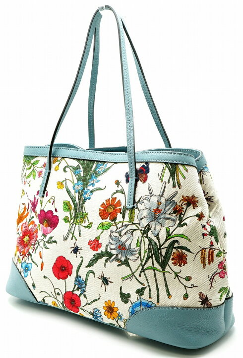 楽天市場】【バッグ】GUCCI グッチ フローラ トートバッグ キャンバス 