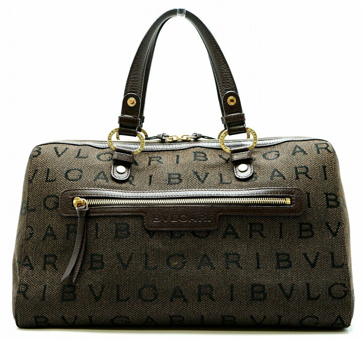 楽天市場】【バッグ】BVLGARI ブルガリ ロゴマニア ボストンバッグ  