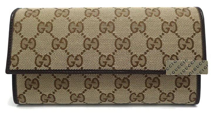 楽天市場】【新品未使用品】【財布】GUCCI グッチ GGキャンバス 2つ折  