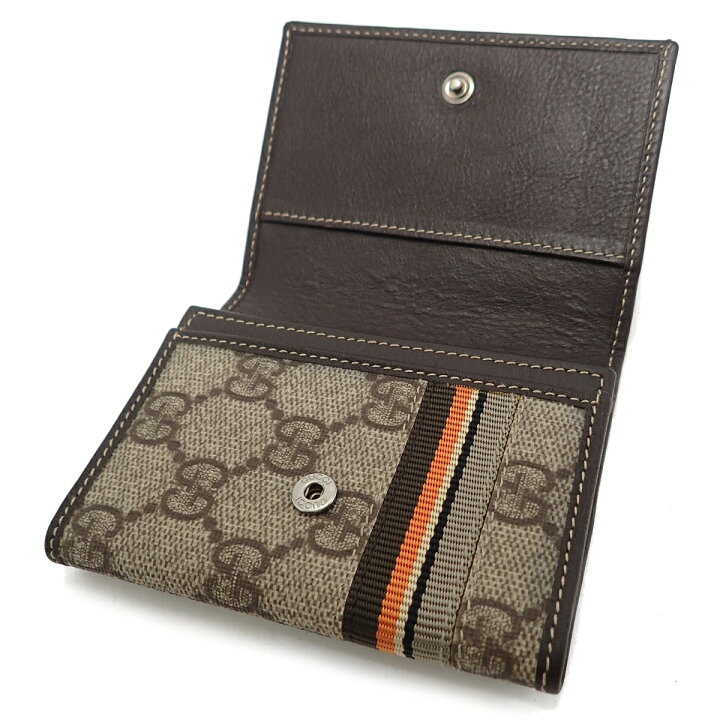 楽天市場】GUCCI グッチ GGスプリーム シェリーライン カードケース 