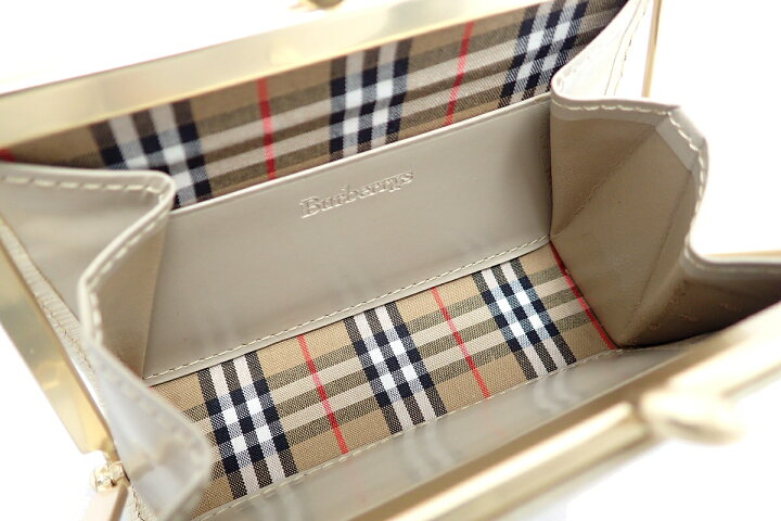 楽天市場】【未使用品】【財布】BURBERRY バーバリー がま口 コイン 