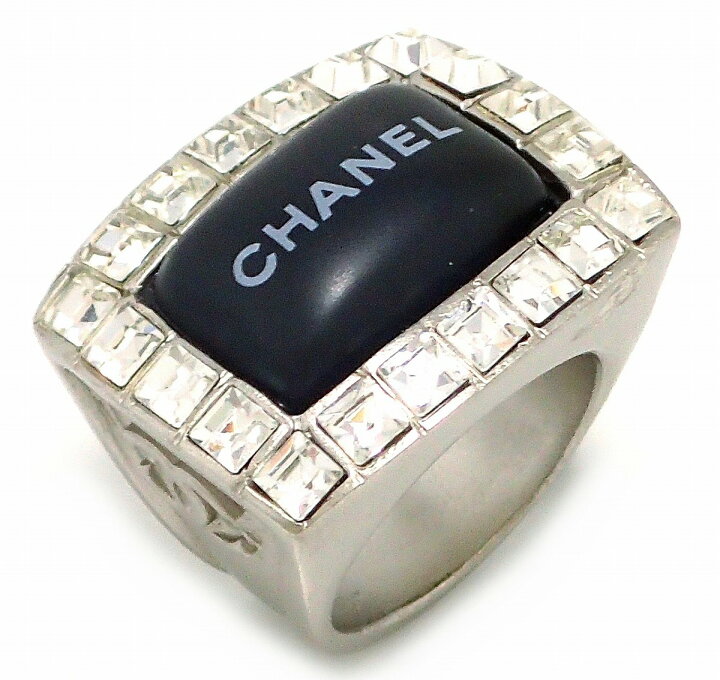 楽天市場】【未使用品】【ジュエリー】CHANEL シャネル ロゴ リング 