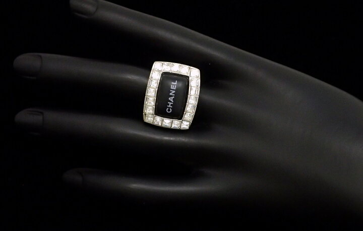 楽天市場】【未使用品】【ジュエリー】CHANEL シャネル ロゴ リング 