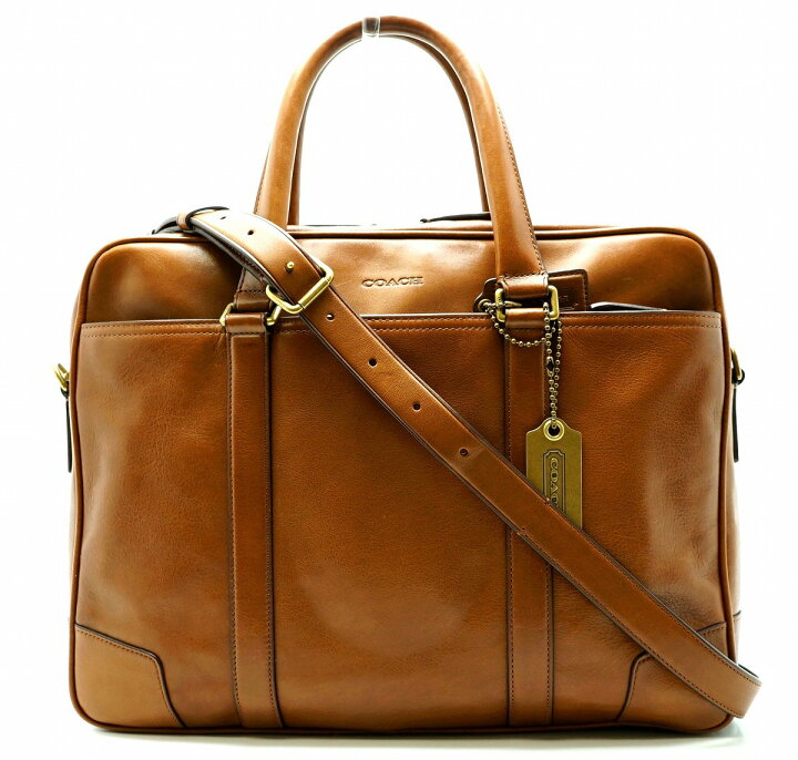 楽天市場】【バッグ】COACH コーチ ブリーカー レザー 2WAY スリム  
