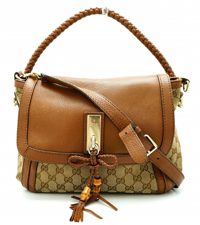 楽天市場】【バッグ】GUCCI グッチ GGキャンバス レザー 2WAY 