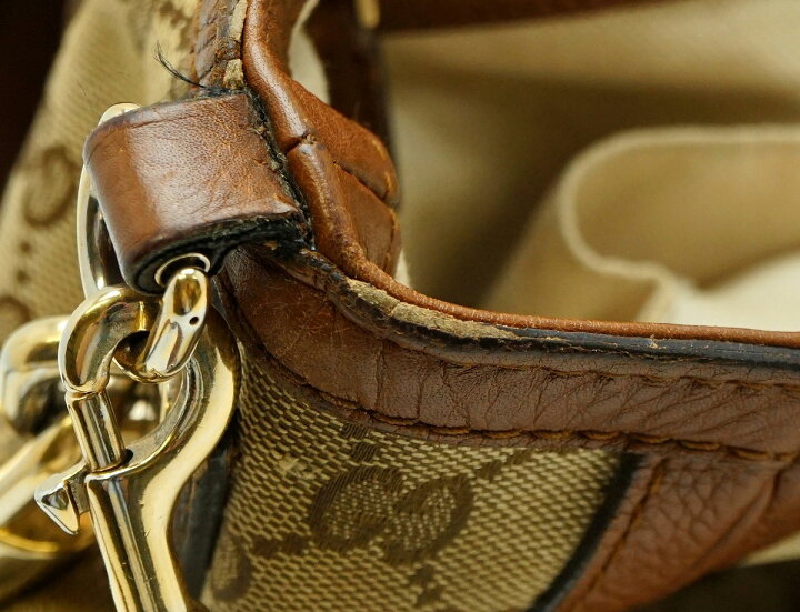 楽天市場】【バッグ】GUCCI グッチ GGキャンバス レザー 2WAY 