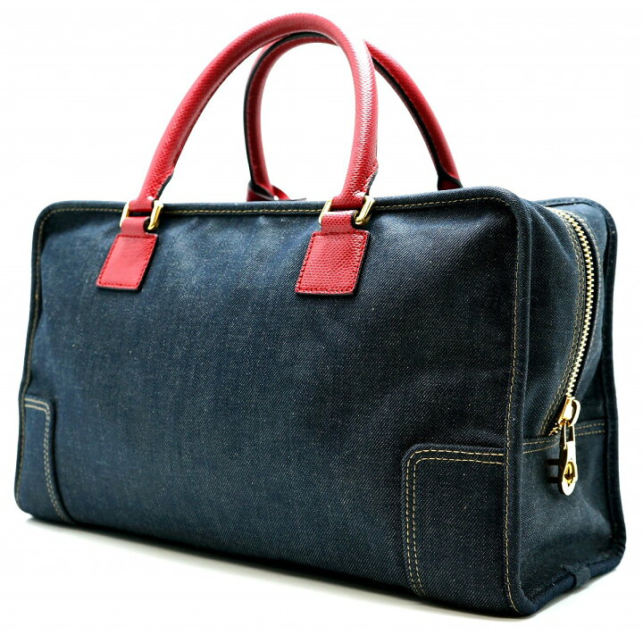 楽天市場】【バッグ】LOEWE ロエベ アマソナ36 デニム レザー 