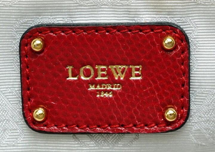 楽天市場】【バッグ】LOEWE ロエベ アマソナ36 デニム レザー 