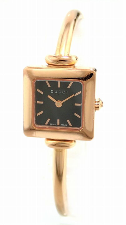 楽天市場】【ウォッチ】 GUCCI グッチ バングル ウォッチ ブラック文字 