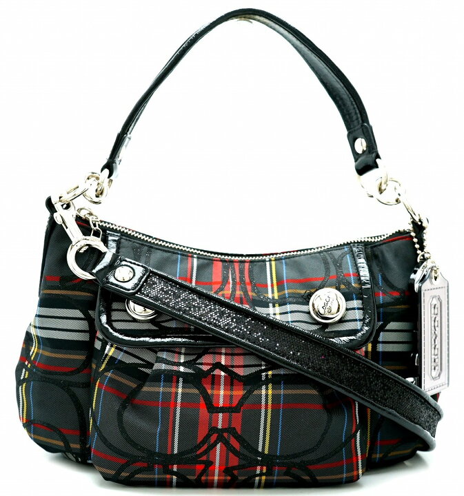 楽天市場】【バッグ】COACH コーチ チェック柄 ショルダーバッグ 2WAY 