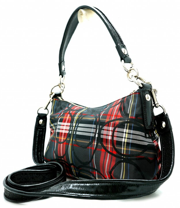 楽天市場】【バッグ】COACH コーチ チェック柄 ショルダーバッグ 2WAY 