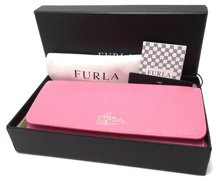 楽天市場】【新品未使用品】【財布】FURLA フルラ 2つ折 長財布 型押し 