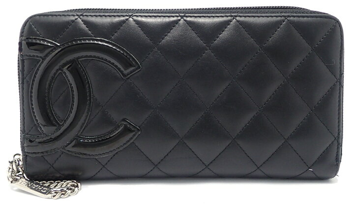 楽天市場】【財布】CHANEL シャネル カンボンライン ラウンド  