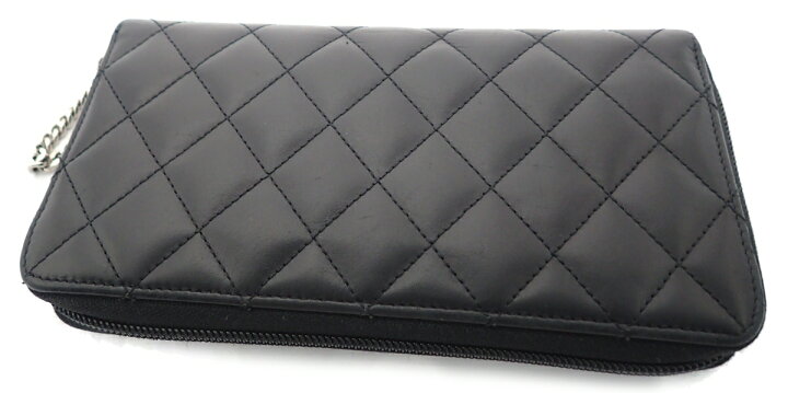 楽天市場】【財布】CHANEL シャネル カンボンライン ラウンド  