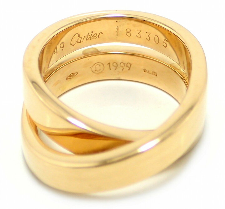 Cartier カルティエ エスプリドパリリング #49 K18YG CARTIER 