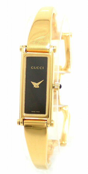 楽天市場】【ウォッチ】GUCCI グッチ ブラック文字盤 GP ゴールド