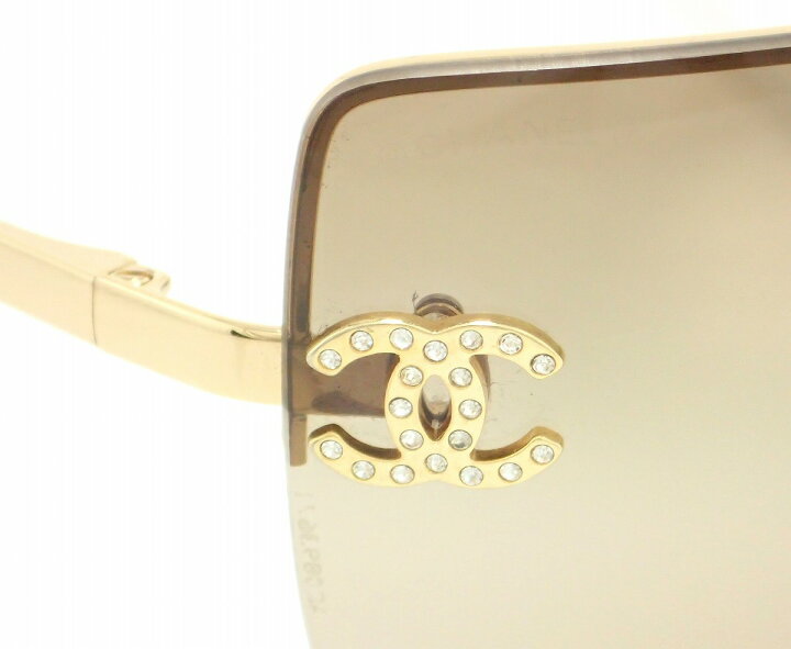 楽天市場】CHANEL シャネル サングラス ココマーク ラインストーン  