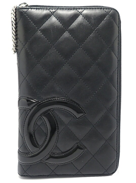 楽天市場】【財布】CHANEL シャネル カンボンライン ラウンド 