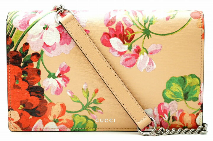 楽天市場】【新品未使用品】【財布】GUCCI グッチ ブルームス チェーン  