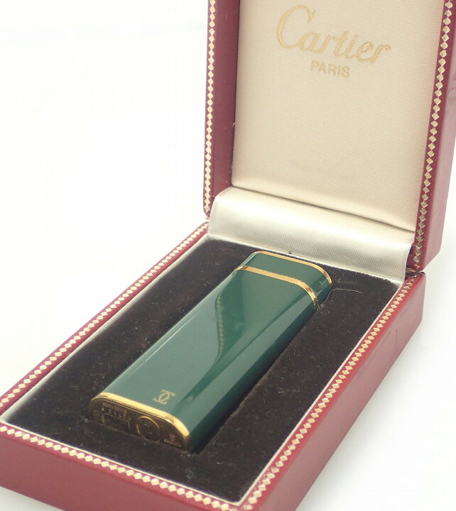 楽天市場】Cartier カルティエ ガスライター ライター グリーン 緑 