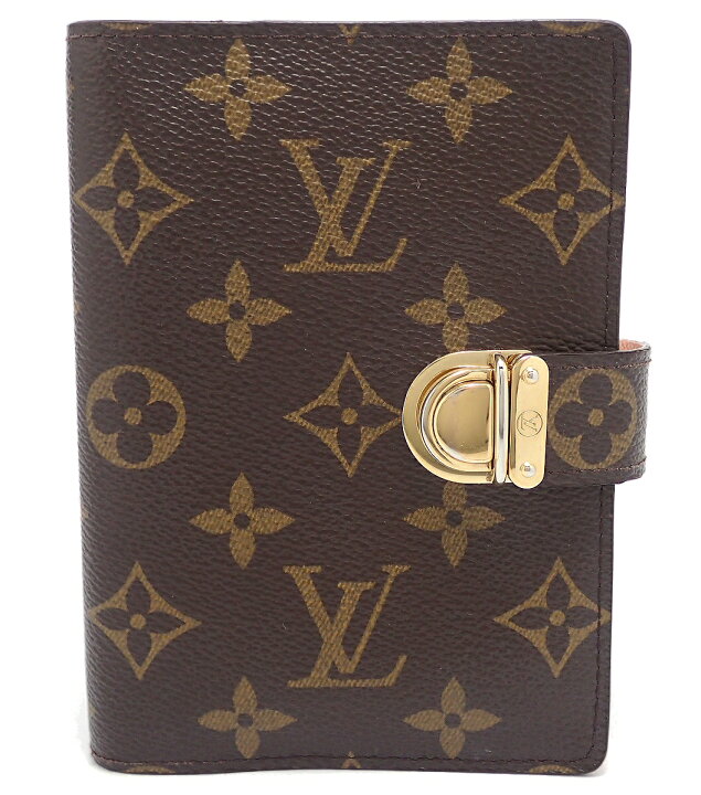 LOUIS VUITTON ルイ ヴィトン モノグラム アジェンダMM 手帳カバー 6穴  