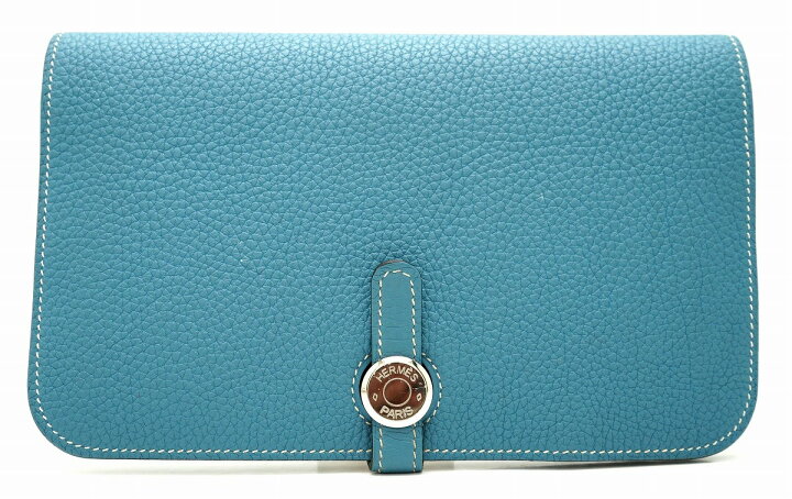 楽天市場】【財布】HERMES エルメス ドゴンGM 2つ折 長財布 レザー 